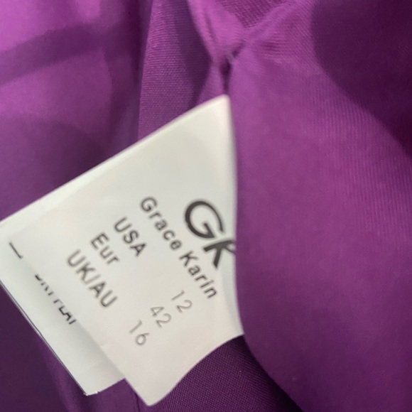 Purple gown dress size 12 US - Picture 4 of 5